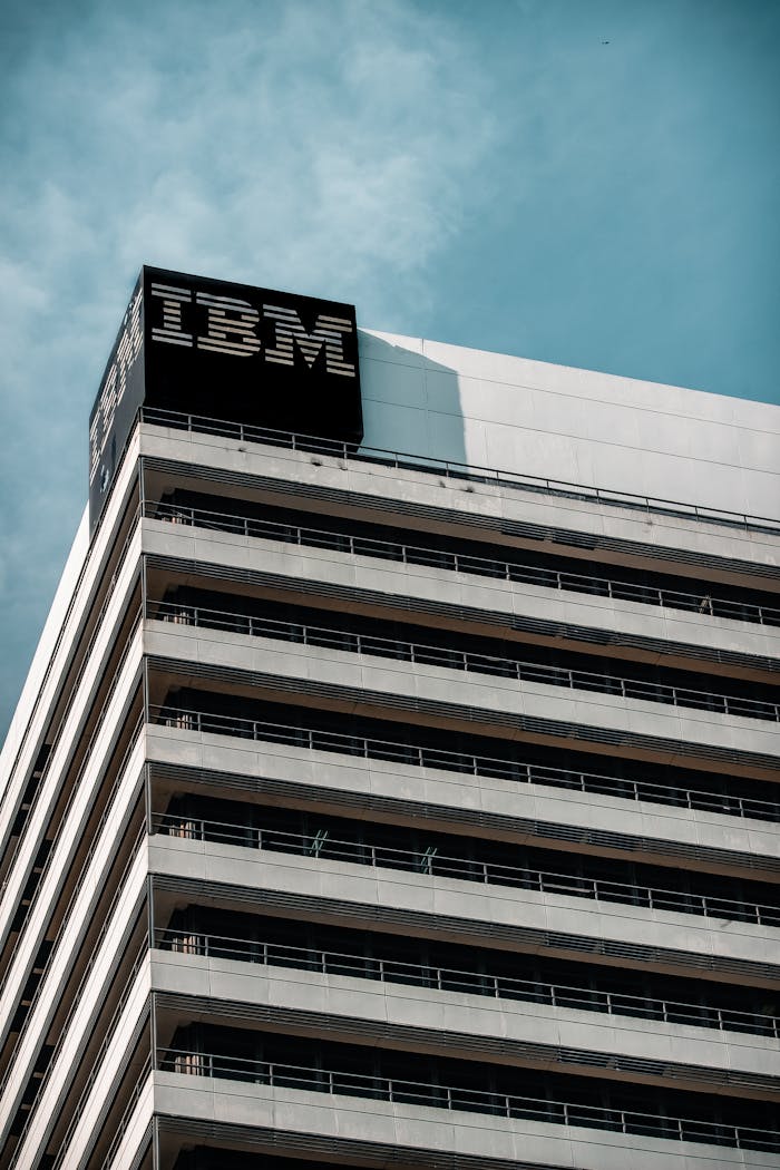 Crafting Captivating Headlines: Your awesome post title goes here An upward view of the IBM building in Buenos Aires, showcasing modern architecture.